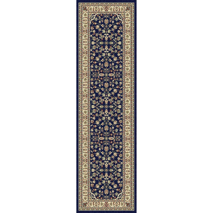 Formal Flower Oriental Runner Rug Polypropylene Traditional