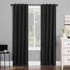 Sun Zero Cyrus Thermal Total Blackout Back Tab Curtain Panel 40 x 63 - Charcoal