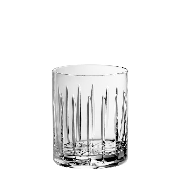 Crystal Double Old Fashioned Tumblers 14 Oz Set Of 6 Clear Glass