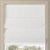 Sun Zero Preble Textured Total Blackout Cordless Roman Shade 33" x 64" White 33 x 64 - White