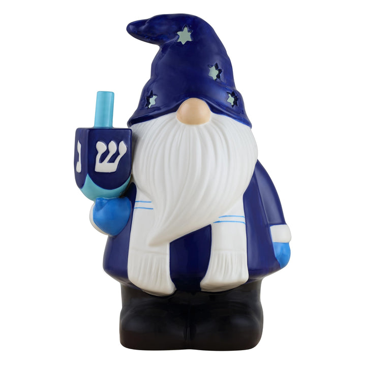 12" Nostalgic Ceramic Gnome Blue - Diamond Home USA