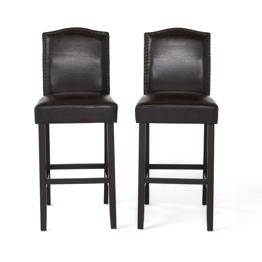 Christopher Knight Home Markson Barstools 2-Pcs Set Brown