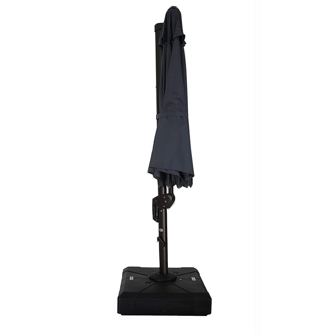 Patio arehouse Heavy Duty Cross Umbrella ater Stand Cantilever Base Set of 4