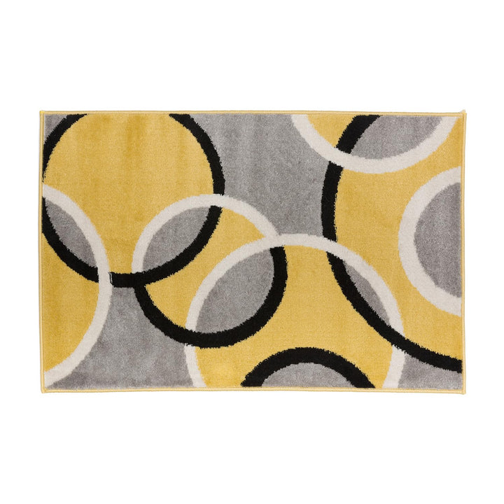 Rugshop Modern Abstract Circles Area Rug