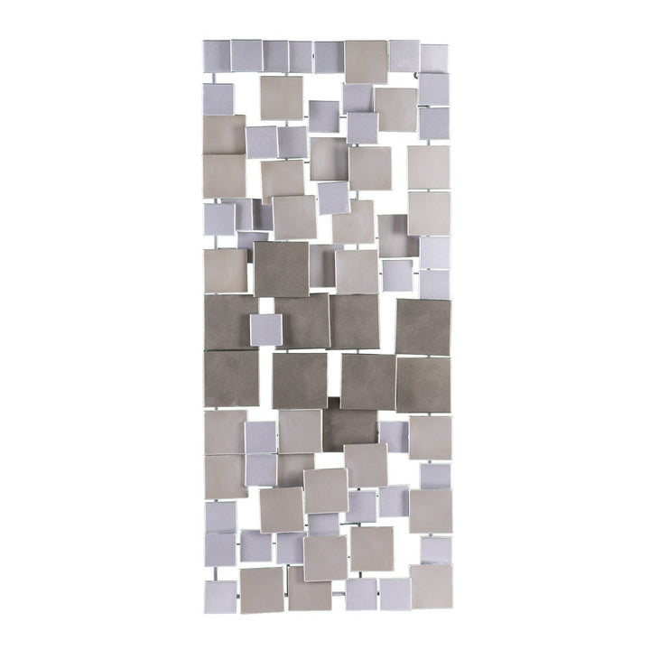 SEI Furniture Wavson Wall Sculpture Geometric 3D Design Unique Mounting Wall Art