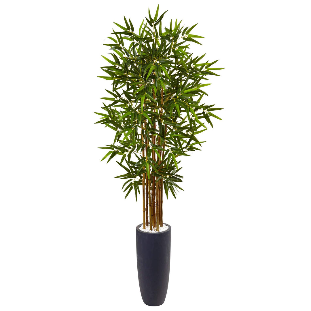 5 Foot Bamboo Tree in Planter Faux Tall Decorative Indoor 5ft Artificial