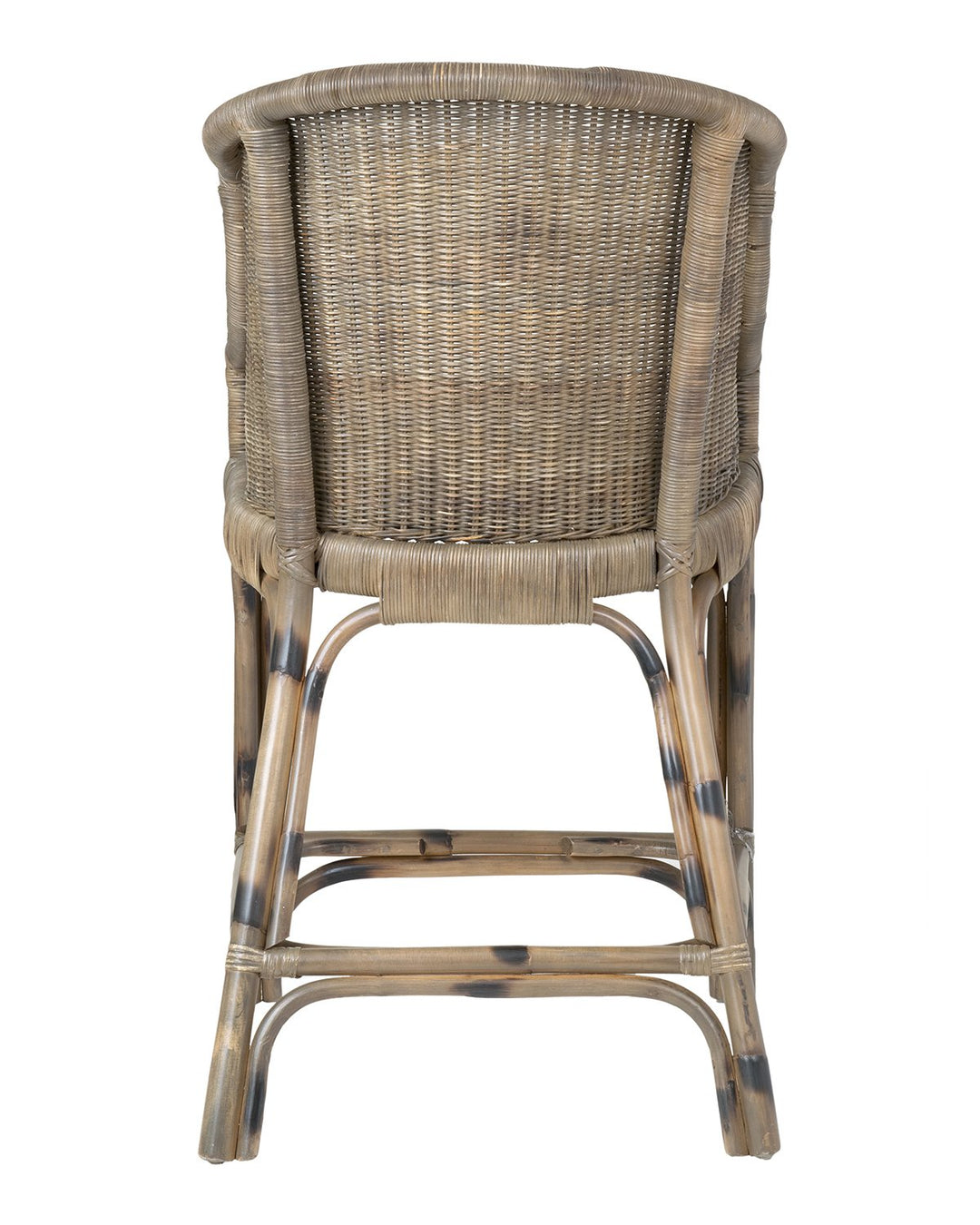 East at Main Layla Brown Rattan Counterstool (21x20.5x38)