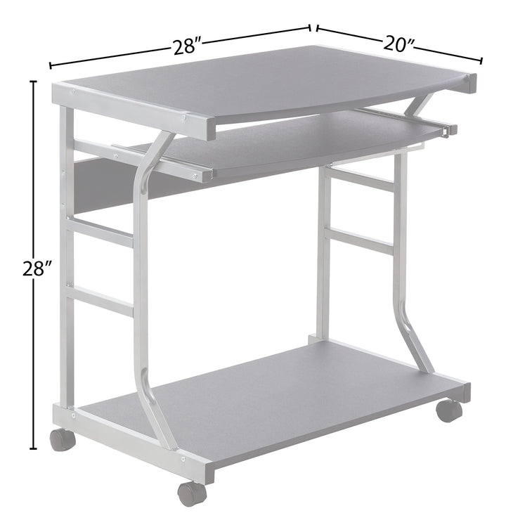 Target Marketing Systems Berkeley Mobile Desk with Pull Out Keyboard Tray