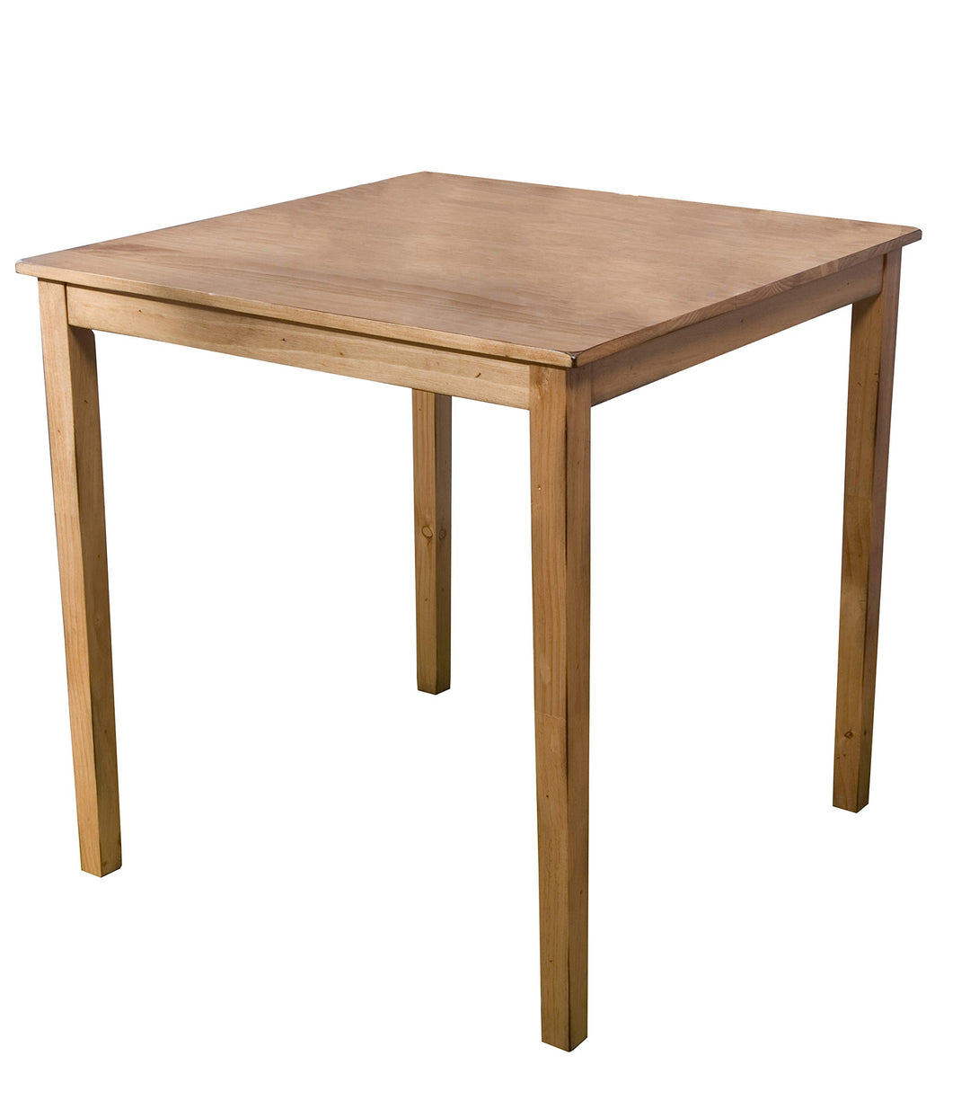 Trget Mrketing Systems Counter Height Belfst Tble with Apron Trimmed Edges Honey Oak