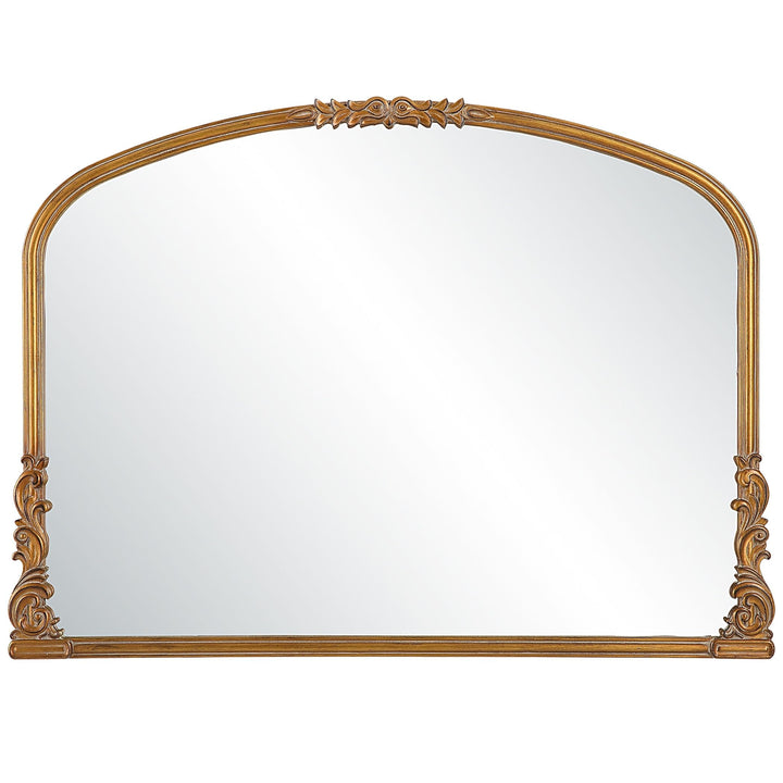 Antique Gold Mirror 38" w X 28" h 0.83" d Modern Contemporary Includes Hardware