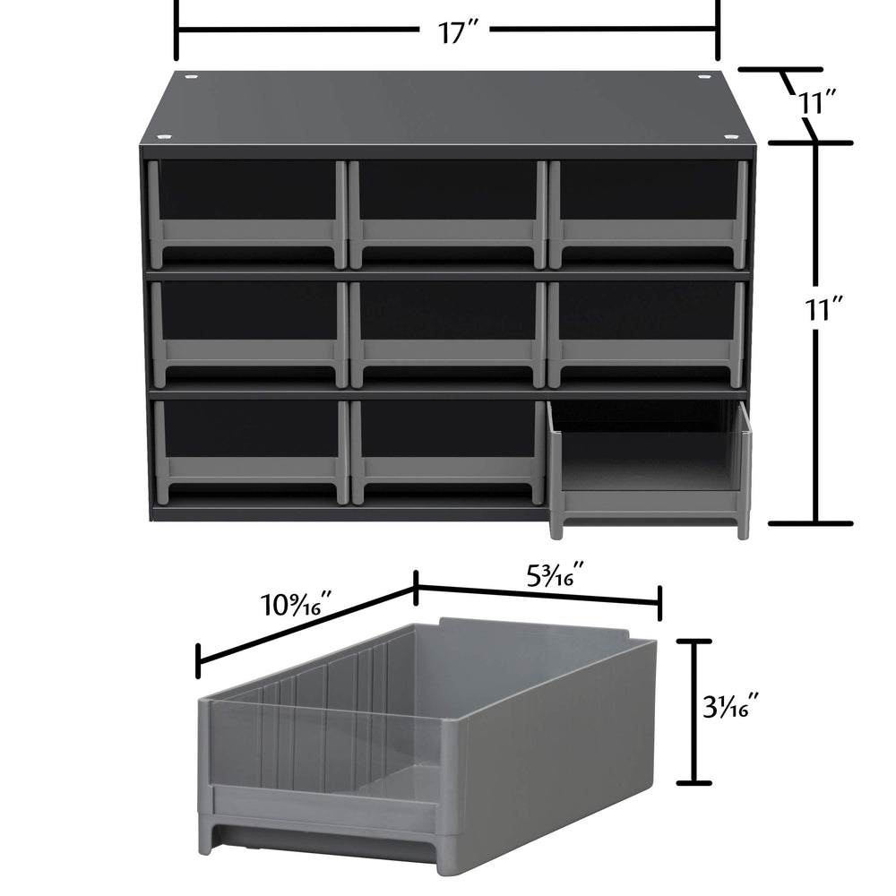 Akro-Mils 19909 Steel Parts Garage Storage Cabinet Organizer for Small - Diamond Home USA