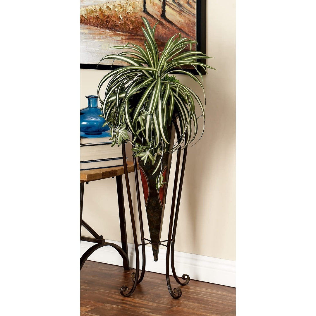 Studio 350 Set of 2 Traditional Inverted Pyramid-Style Plant Stands by