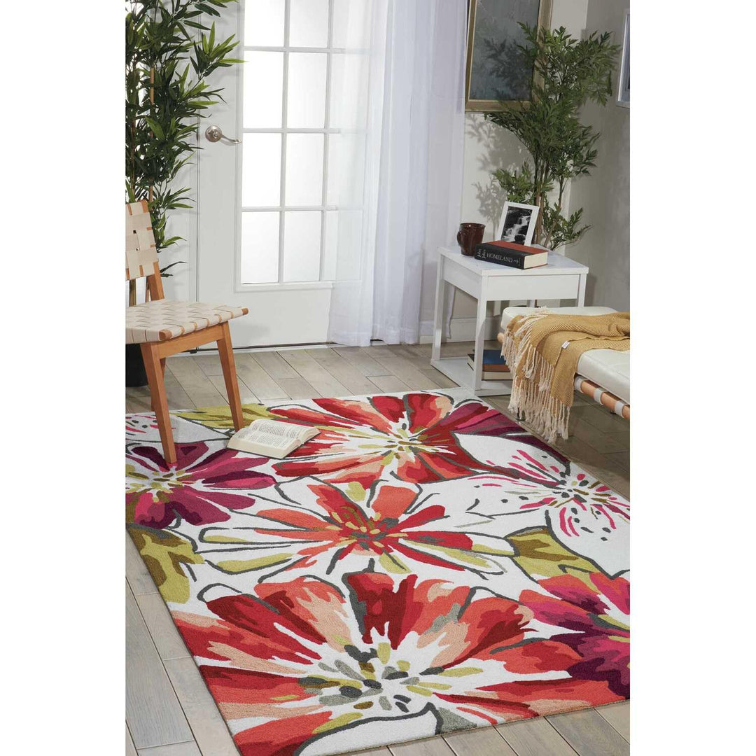 Nourison Fantasy Abstract French Country Floral Area Rug