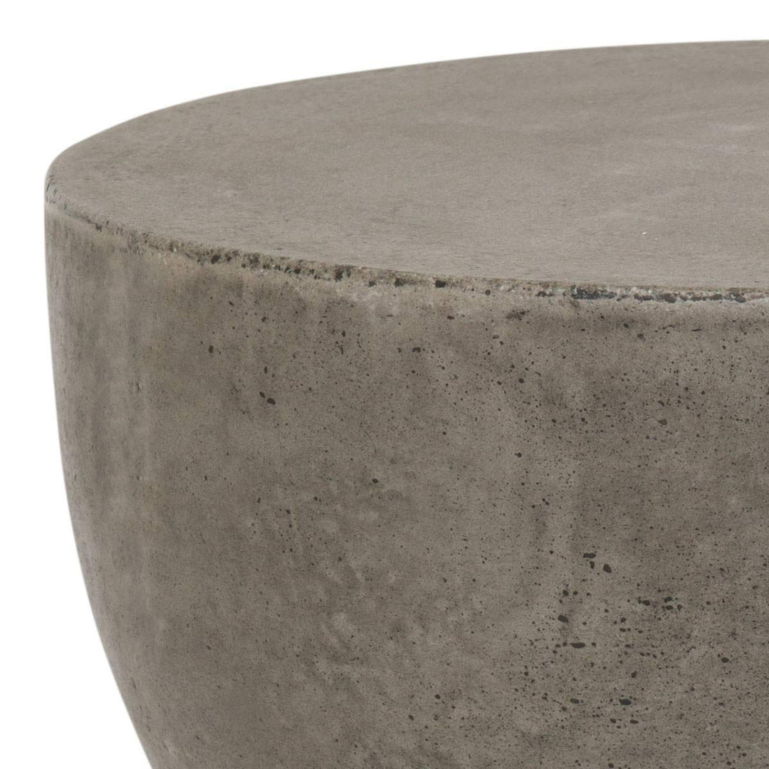 Safavieh VNN1006B Outdoor Collection Haruki Modern Concrete Round High Accent