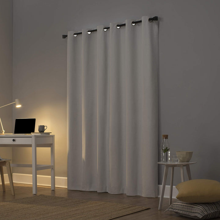 Sun Zero Cyrus Thermal Total Blackout Grommet Curtain Panel, Single Panel