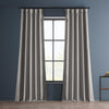 HPD Half Price Drapes Faux Linen Room Darkening Curtains - 84 Inches Long Luxury 50 X 84 - Clay