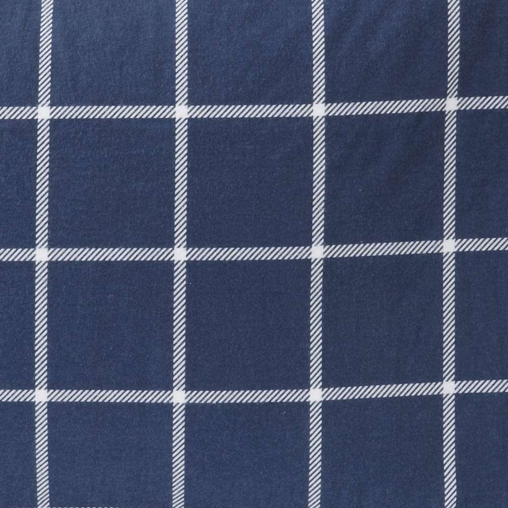 4 Piece Windowpane Plaid Flannel Sheet Set Check Window Pane