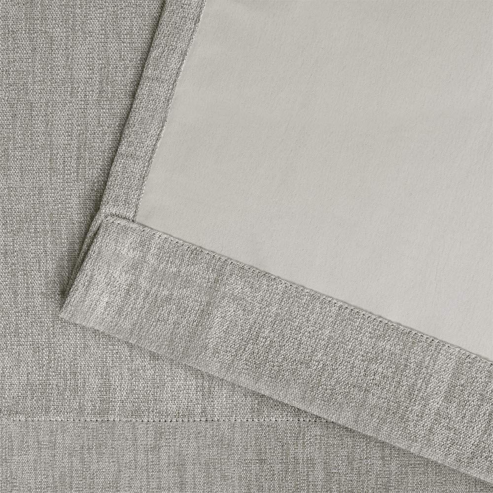 Exclusive Home Vesta Heavyweight Textured Linen Room Darkening Blackout