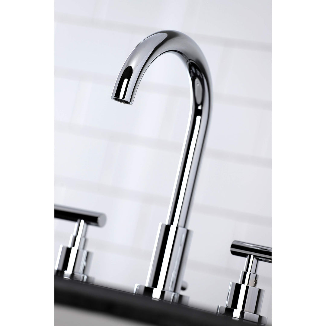 Kingston Brass Manhattan 8 in. Widespread Bathroom Faucet