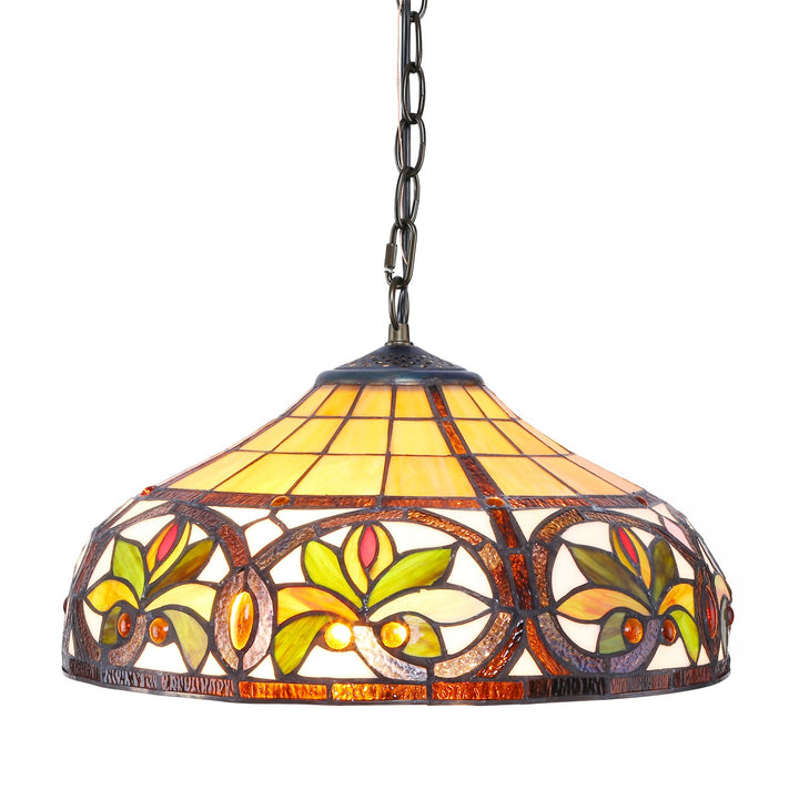 1908 Studios Sunrise Tiffany Hanging Lamp