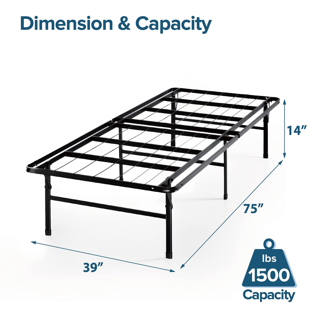 ZINUS SmartBase Heavy Duty Mattress Foundation 14 Inch Metal Platform Bed