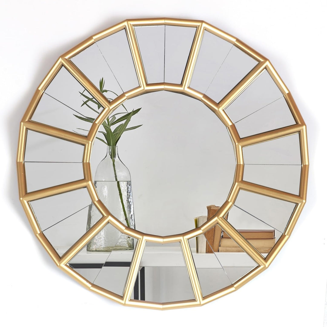 Round Wall Mirror Gold