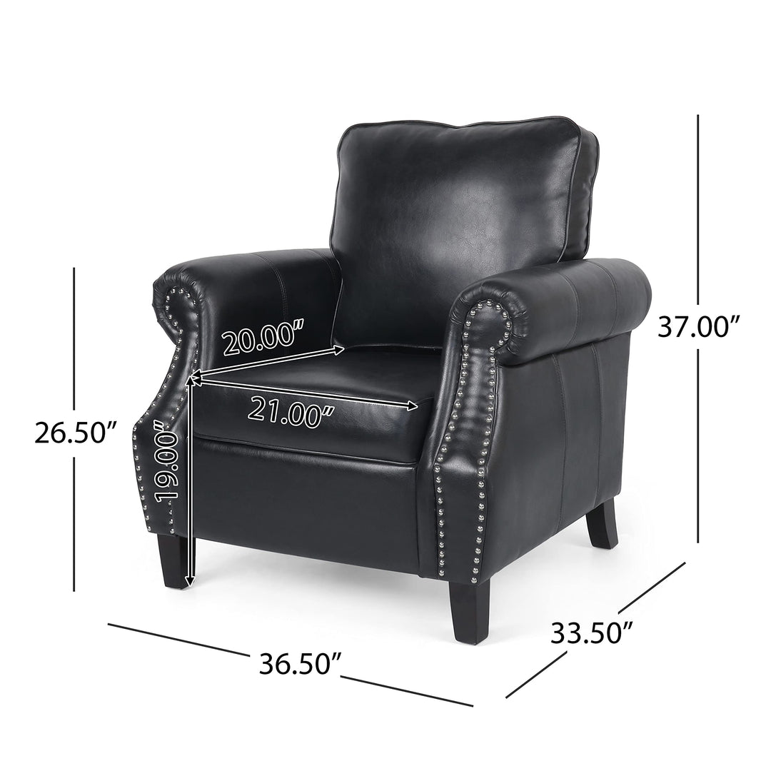 Christopher Knight Home Dowd Club Chair Dark