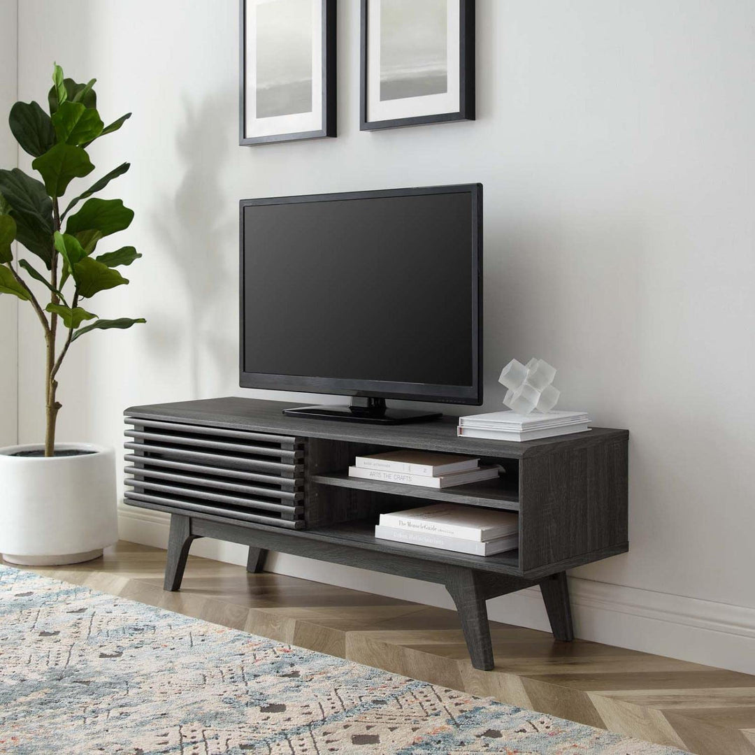 Modway Render Mid-Century Modern Low Profile 48 Inch TV Stand in 48"