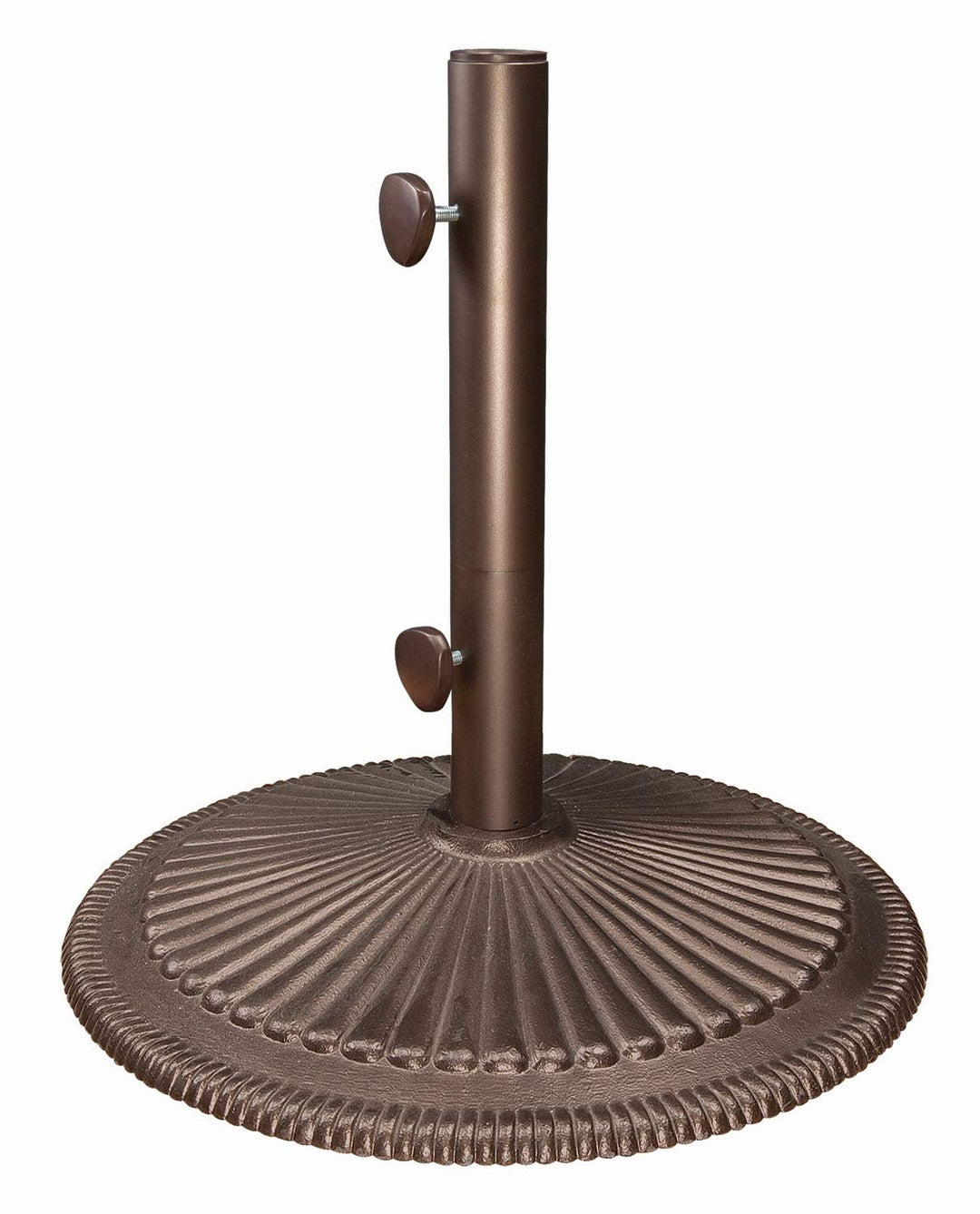 SimplyShade Coral Free-Standing 50 Pound Cast Iron Patio Umbrella Base Bronze