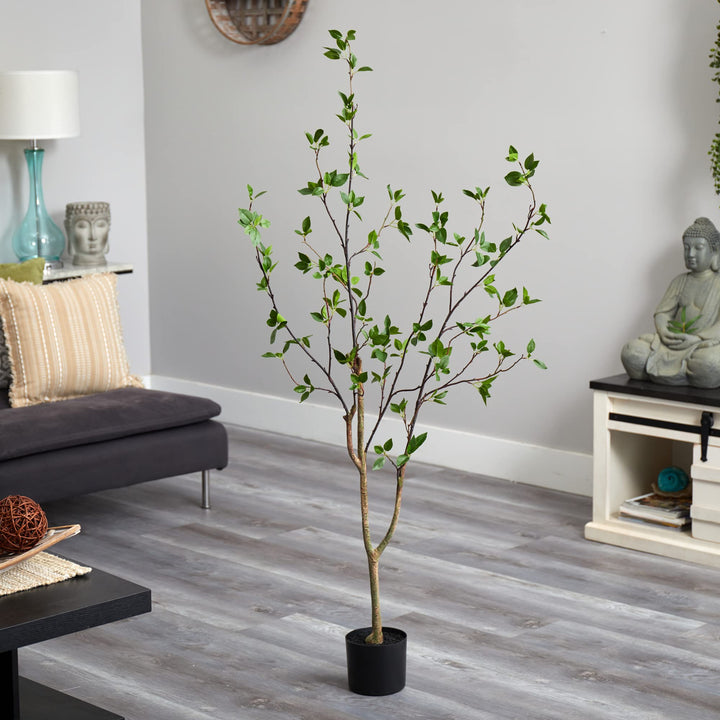 Nearly Natural 5ft. Minimalist Citrus Artificial Tree