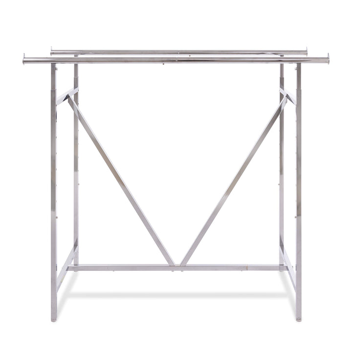 Econoco - Adjustable Heavy Duty Double Bar Retail Clothing Rack Rectangular