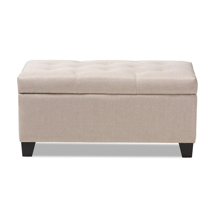 Baxton Studio Michaela Modern and Contemporary Beige Fabric Upholstered