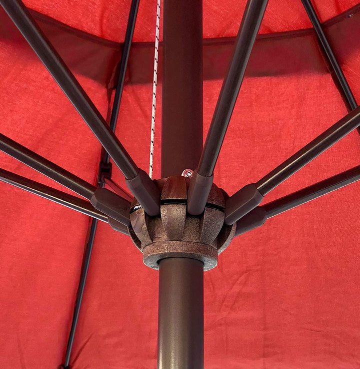 Tropishade 11' Umbrella with Premium Red Brick Olefin Cover (Base not Included)