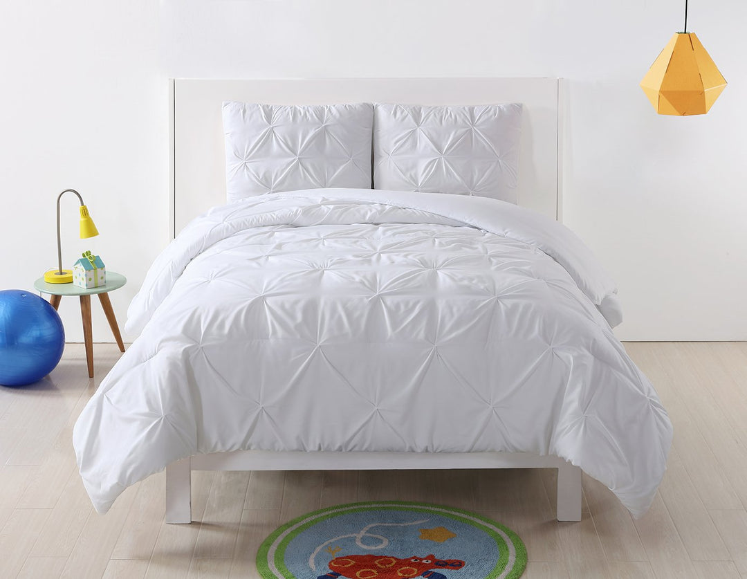 My World Solid Comforter Sets Twin XL White White - Twin - Twin XL