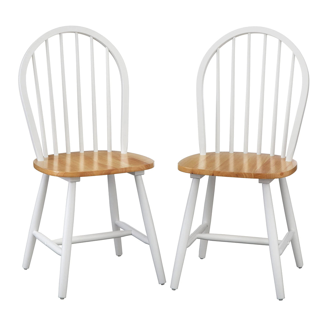 Simple Living Franklin Solid Wood Windsor Dining Chair (Set of 2)