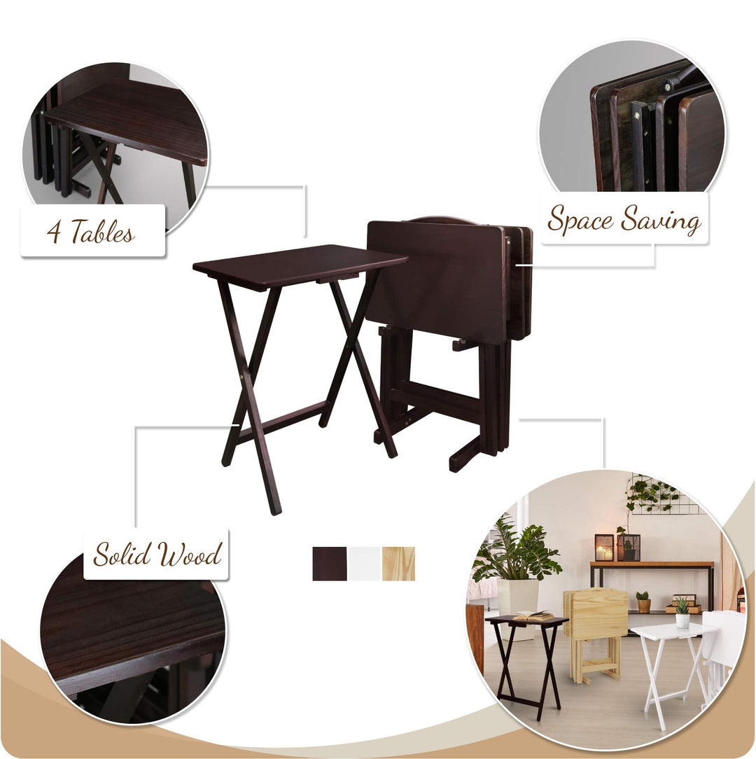 Casual Home Tray Table 5pcs Set