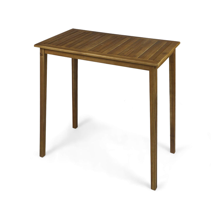 Christopher Knight Home Polaris Bar Table Teak Finish