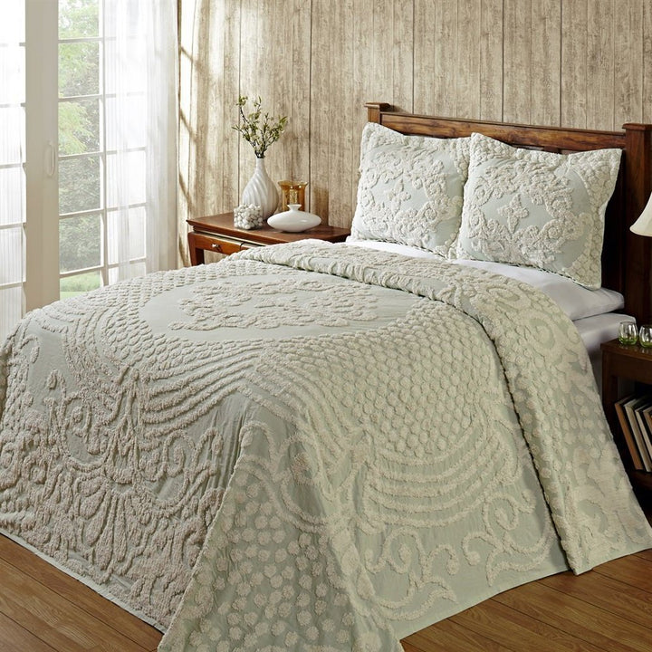 Better Trends 100% Cotton Chenille Bedspreads Size Florence Collection