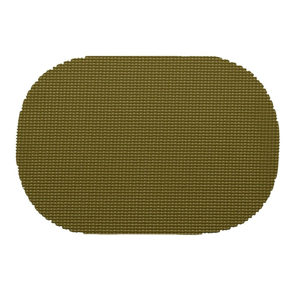 Kraftware 38336 Fishnet Placemat Dz Oval Moss