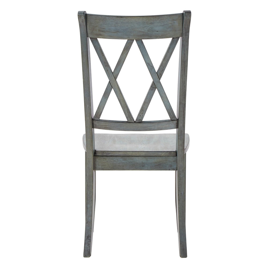 Inspire Q Eleanor X Back Wood Dining Chair (Set of 2) by Classic Dining Chairs Antique