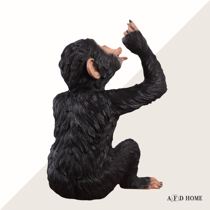 AFD Home Boozy Chimp Bottle Holder Unique Wine Decor Funny Chimp Statue 19 - Diamond Home USA