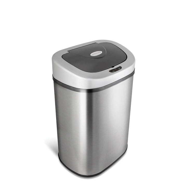 21.1-Gallon Motion Sensor Stainless Steel Trashcan Silver