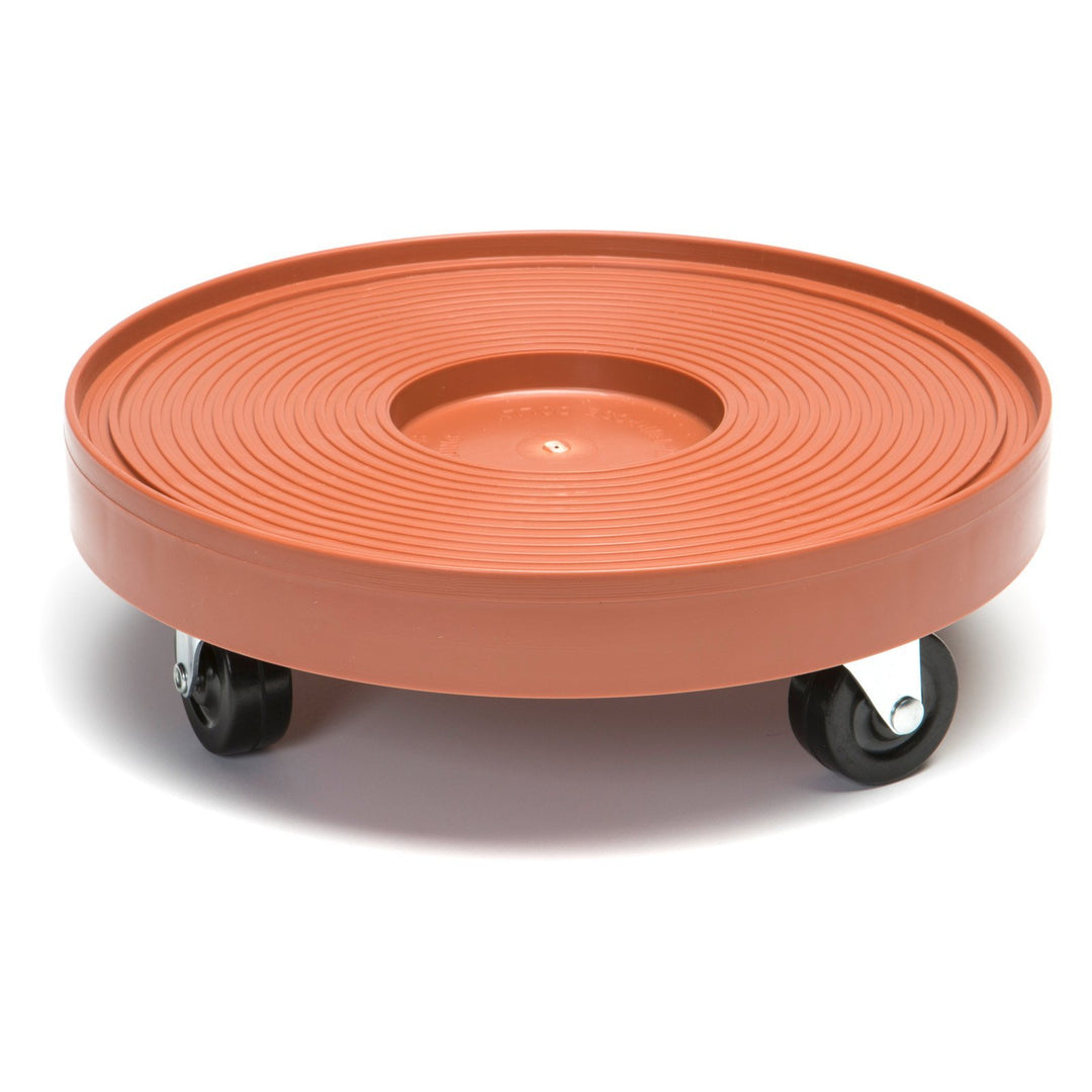 DeVault Enterprises DEV3015E 12 Inch Plant Dolly with Hole Espresso