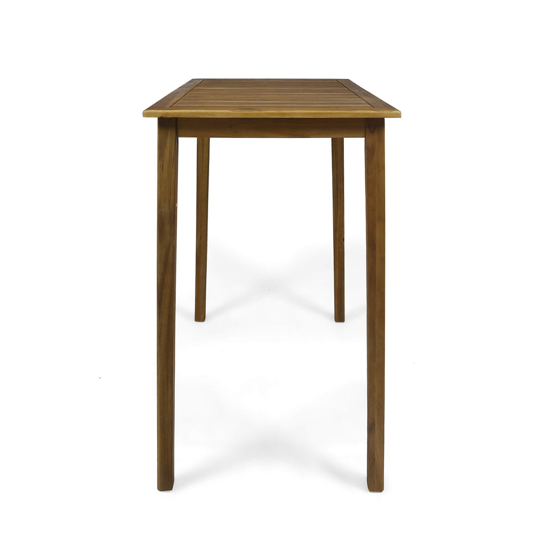 Christopher Knight Home Polaris Bar Table Teak Finish