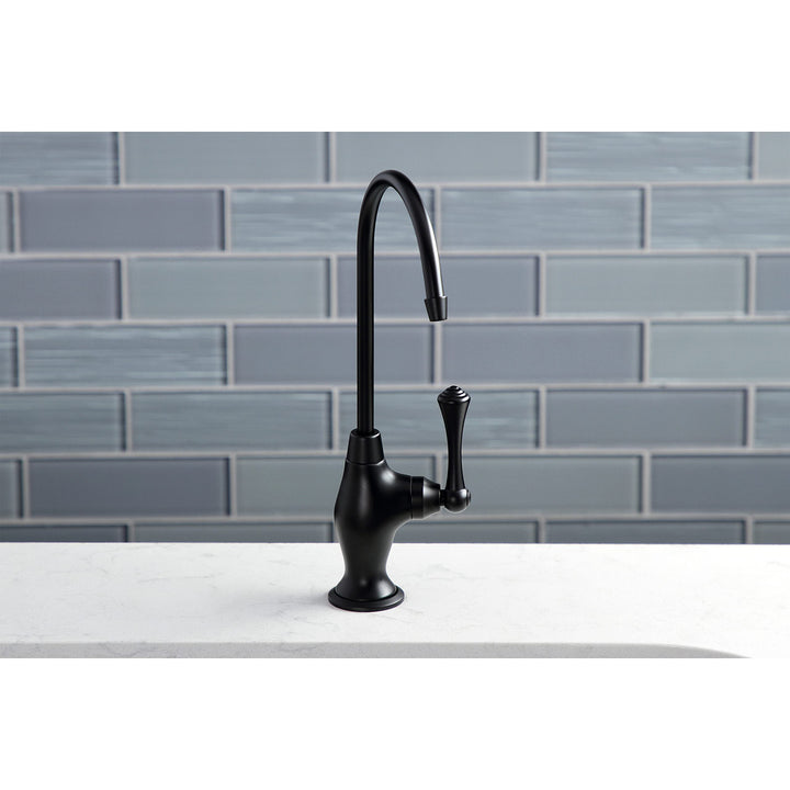 Kingston Brass KS3190BL Vintage 1/4 Turn Water Filtration Faucet Matte Black