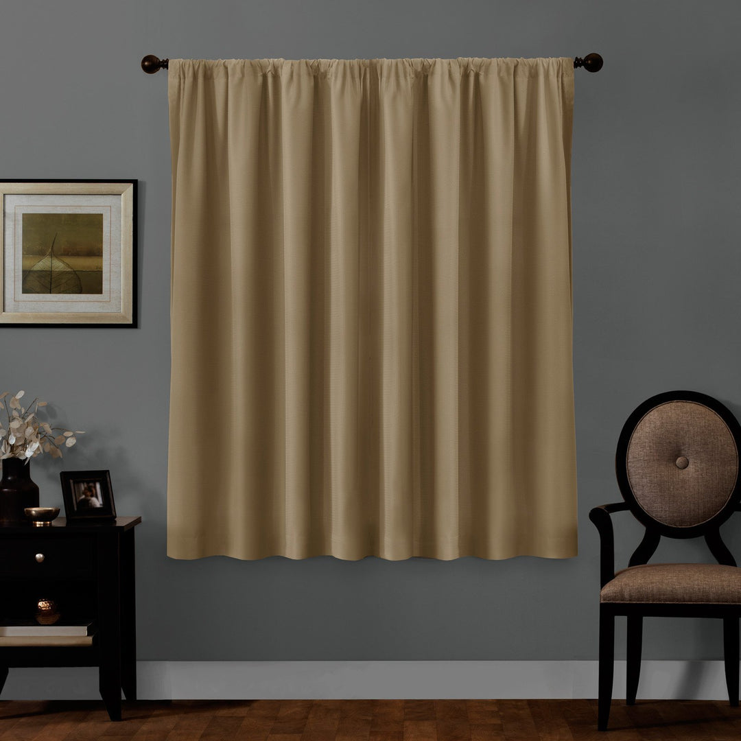 Maytex Smart Curtains Julius 100 Percent Blackout Window Curtain Panel