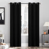 Sun Zero Cyrus Thermal 100% Blackout Grommet Curtain Single Panel 40 x 84 - Silver Gray