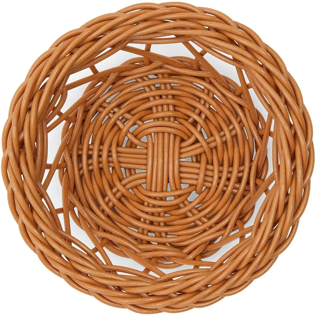 Mini Woven Baskets For Treats And (Brown 3.1 X 1.2 Inches 24 Pack) Brown