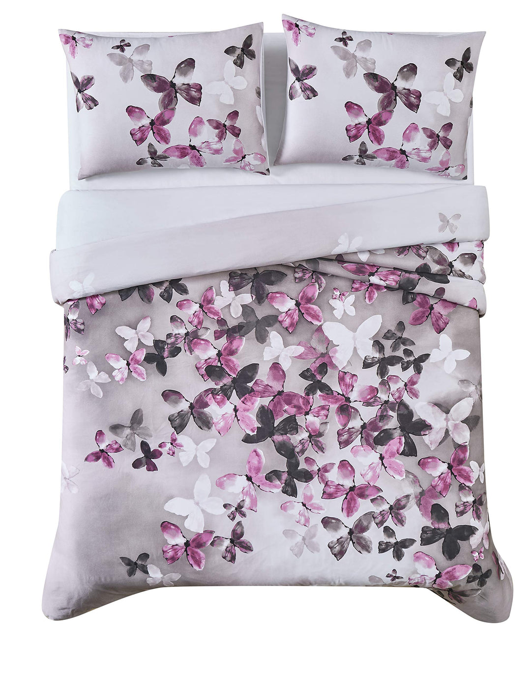 Vince Camuto Lissara 3 Piece Full/Queen Duvet Cover Set (DCS3433FQ-1800)