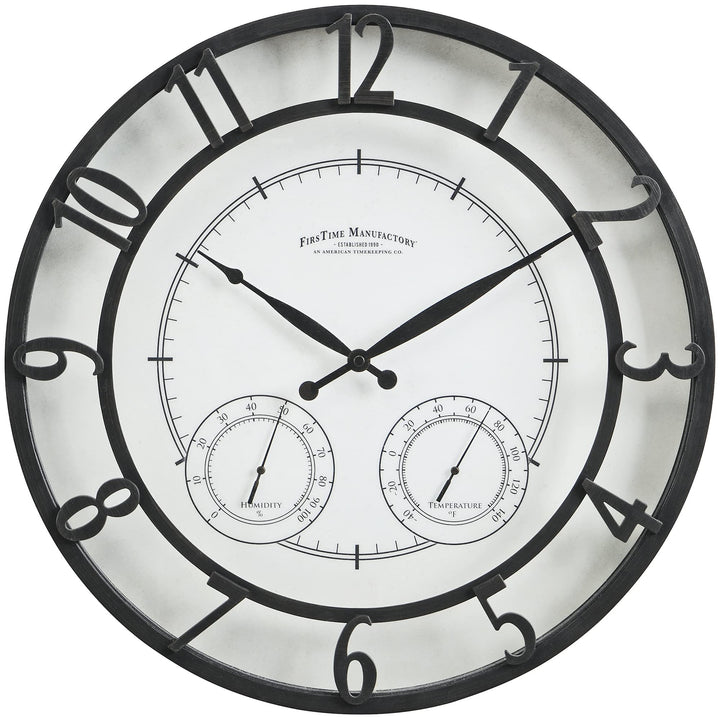 FirsTime & Co. Park Outdoor Wall Clock 18" Oil Rubbed Bronze